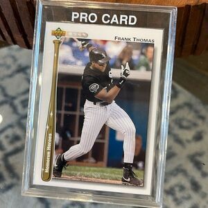 1992 UPPER DECK HOMERUN HEROES #HR8 FRANK THOMAS.